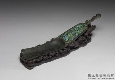 图片[3]-Bi vessel with animal mask pattern and turquoise inlay, late Shang dynasty, c. 13th-11th century BCE-China Archive
